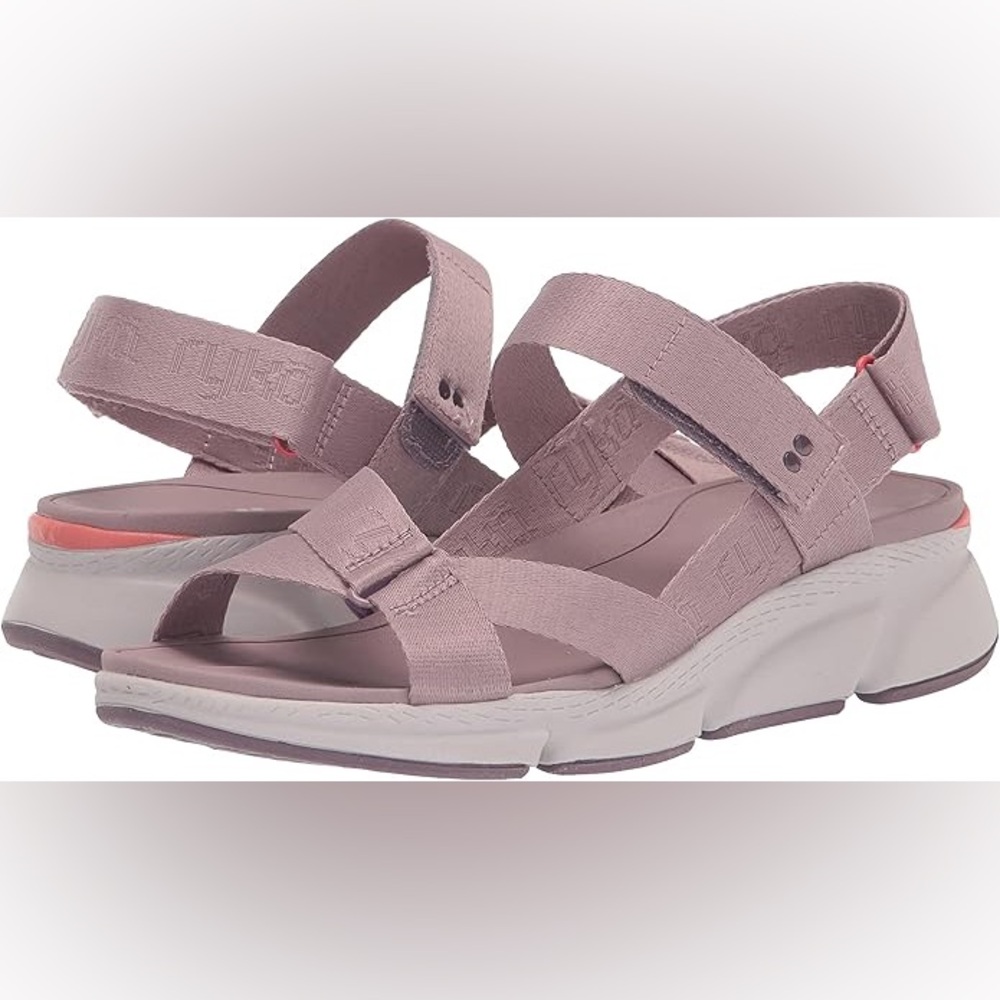 Ryka Women's Dusty Pink Strappy Sport Sandals